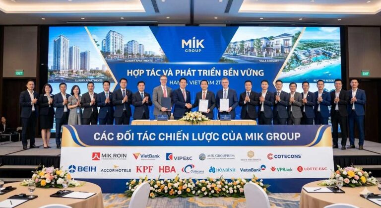 Hình ảnh chụp các đối tác chiến lược của tập đoàn MIK Group