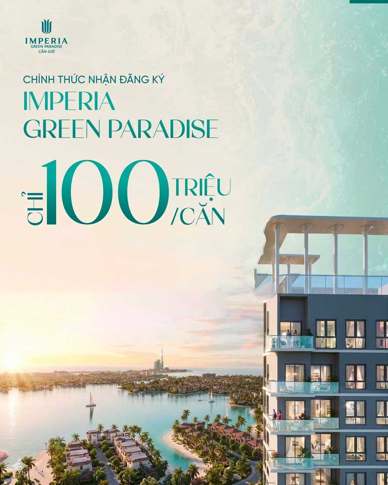 Đăng ký giữ chỗ - booking căn hộ Imperia Green Paradise Cần Giờ