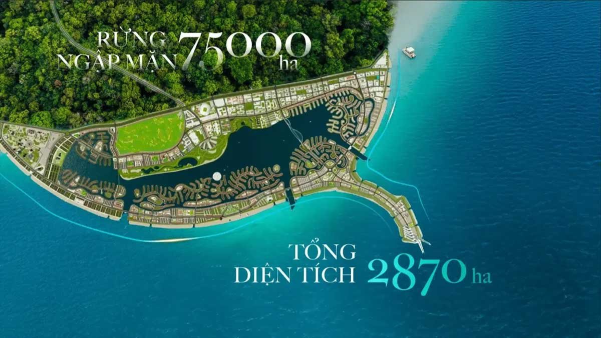 Hệ sinh thái tiện ích trong khu đô thị rộng 2870ha