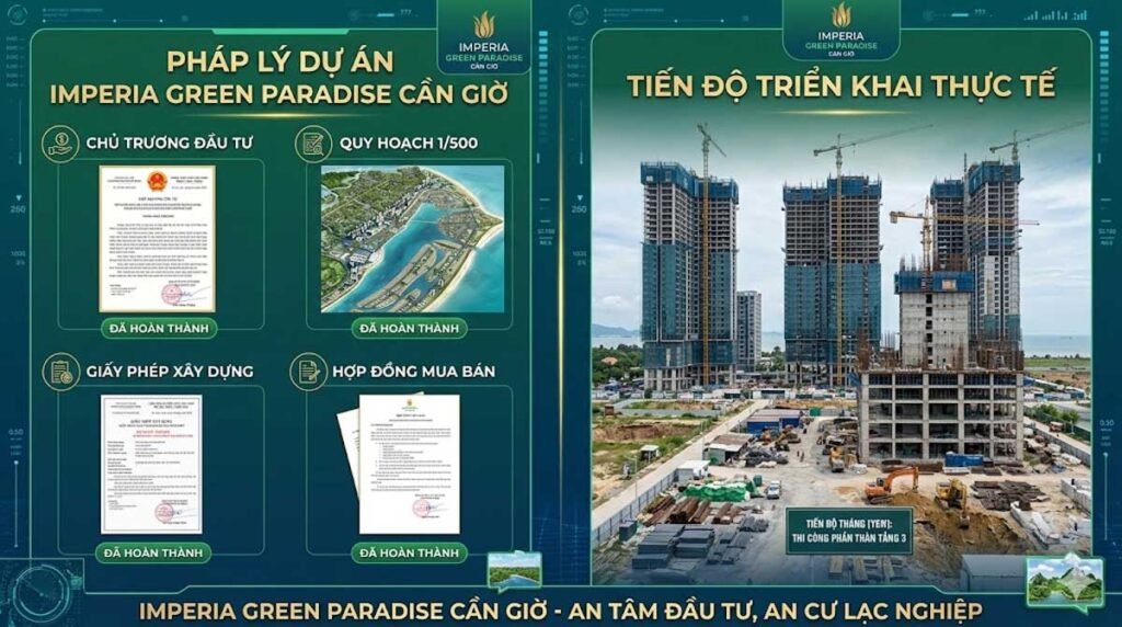 Pháp lý dự án và tiến độ triển khai căn hộ MIK Cần Giờ