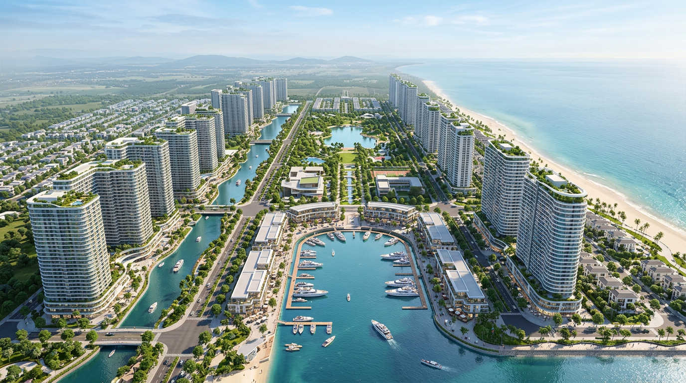 Imperia Green Paradise Cần Giờ - Quy hoạch tổng thể Khu đô thị Vinhomes Green Paradise Cần Giờ