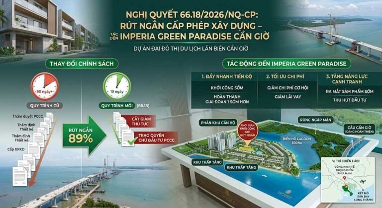Nghị quyết 66.18/2026 tác động đến Imperia Green Paradise Cần Giờ