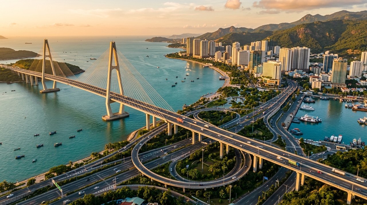 Ngũ trụ hạ tầng Cần Giờ: cầu vượt biển và mạng lưới giao thông kết nối Imperia Green Paradise