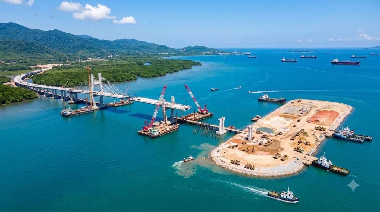 Đường vượt biển Cần Giờ Vũng Tàu và hạ tầng ven biển Cần Giờ TP.HCM
