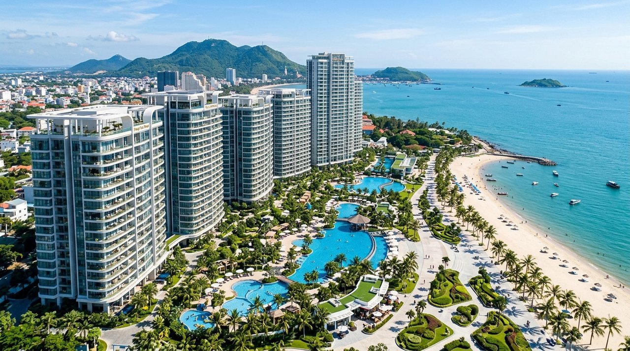 Phối cảnh căn hộ Imperia Green Paradise Cần Giờ trong khu đô thị Vinhomes Green Paradise