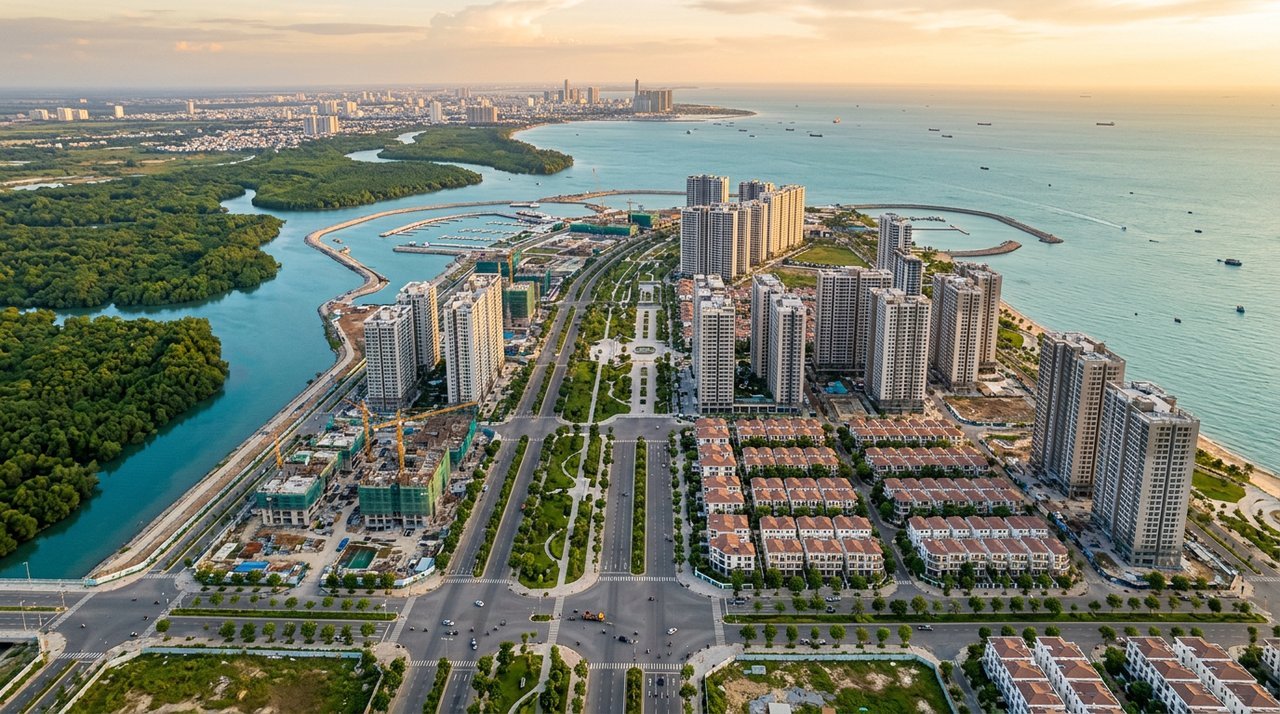 Khu đô thị lấn biển Cần Giờ - Luật Phát triển đô thị 2026 và Imperia Green Paradise Cần Giờ