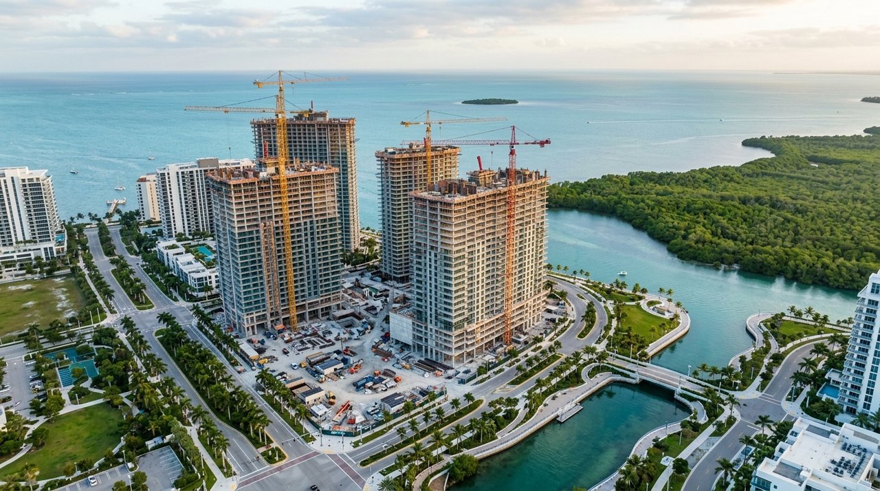 Các tòa căn hộ Imperia Green Paradise Cần Giờ đang thi công trong đại đô thị Vinhomes Green Paradise